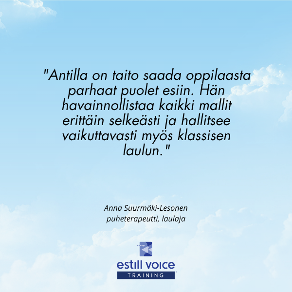 Palautetta Antti Annolan Estill-kursseista